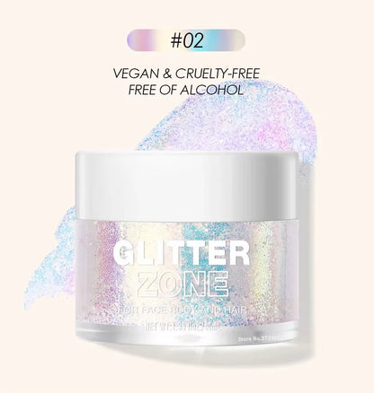 Instant Glue-Free Glitter Gel