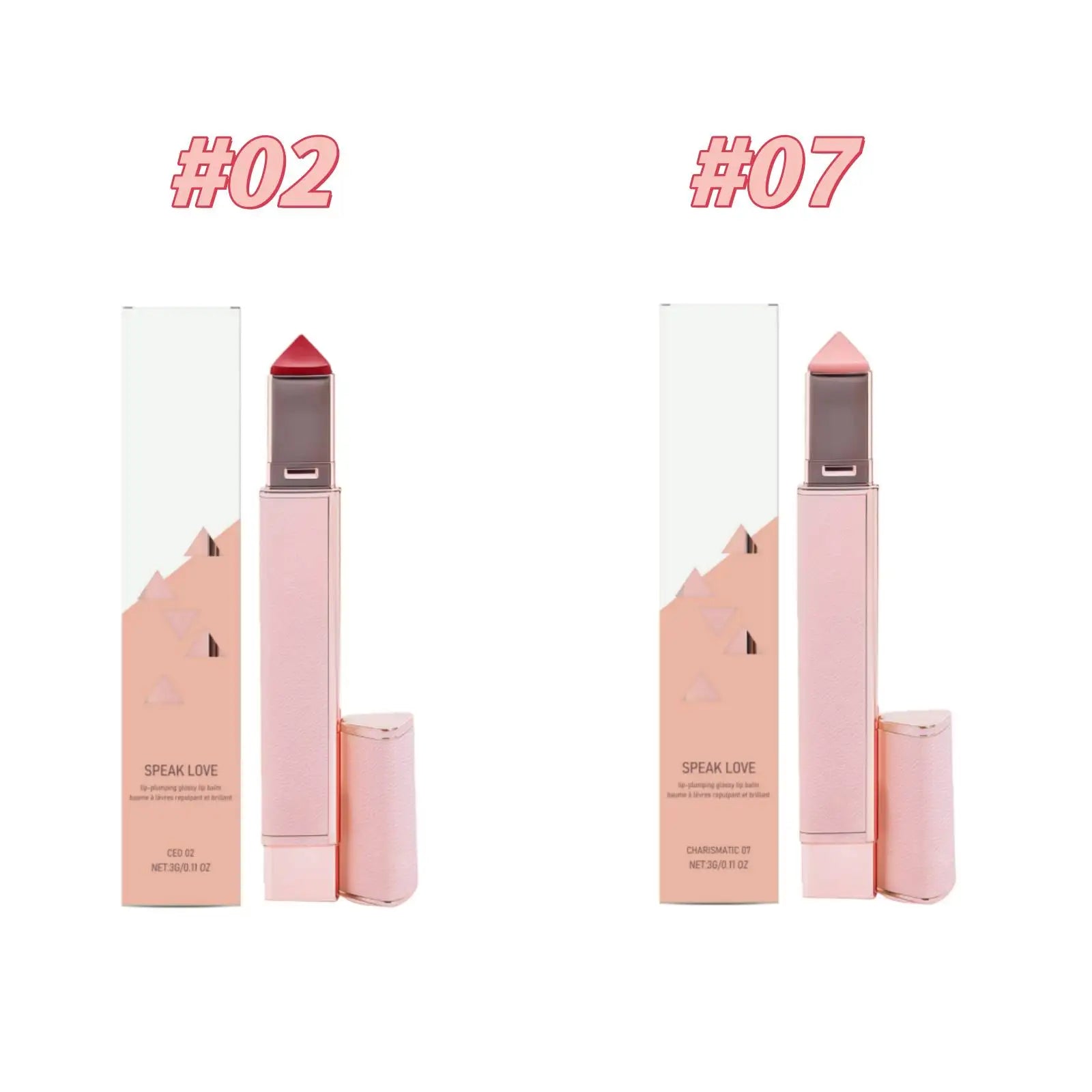 2-in-1 Nude & Red Matte Lipstick Balm