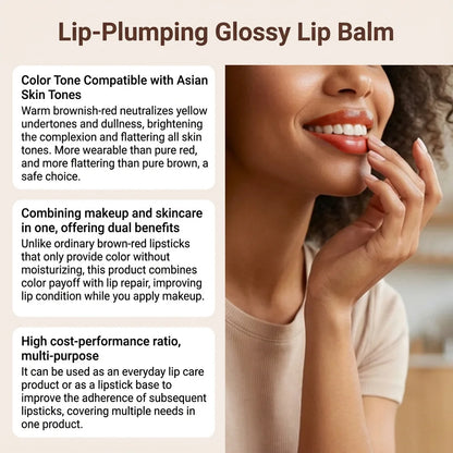 2-in-1 Nude & Red Matte Lipstick Balm